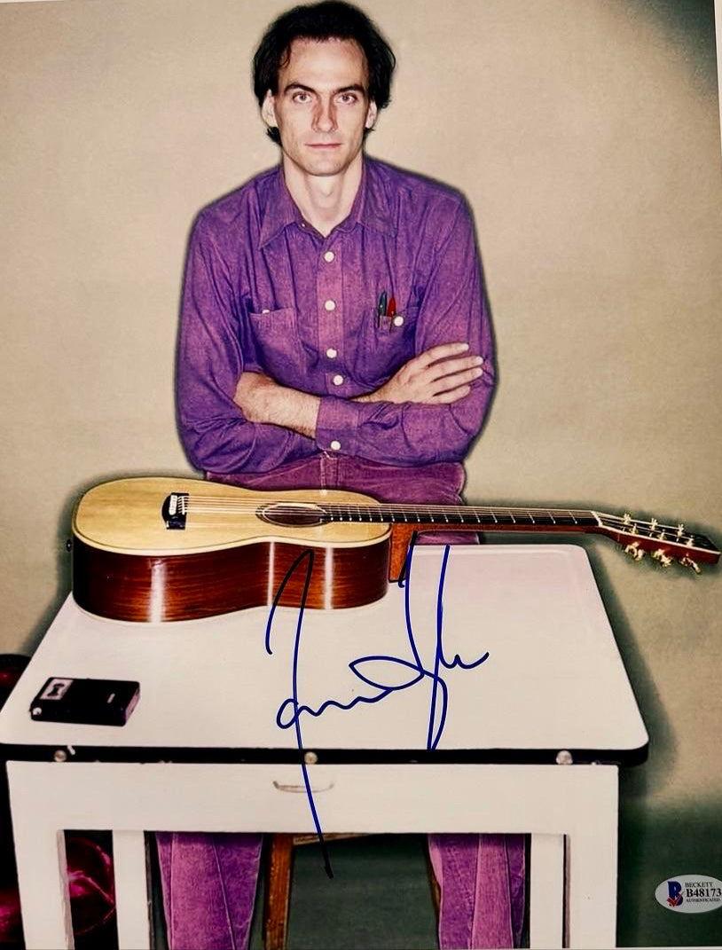 James Taylor signed 11x14 JSA COA